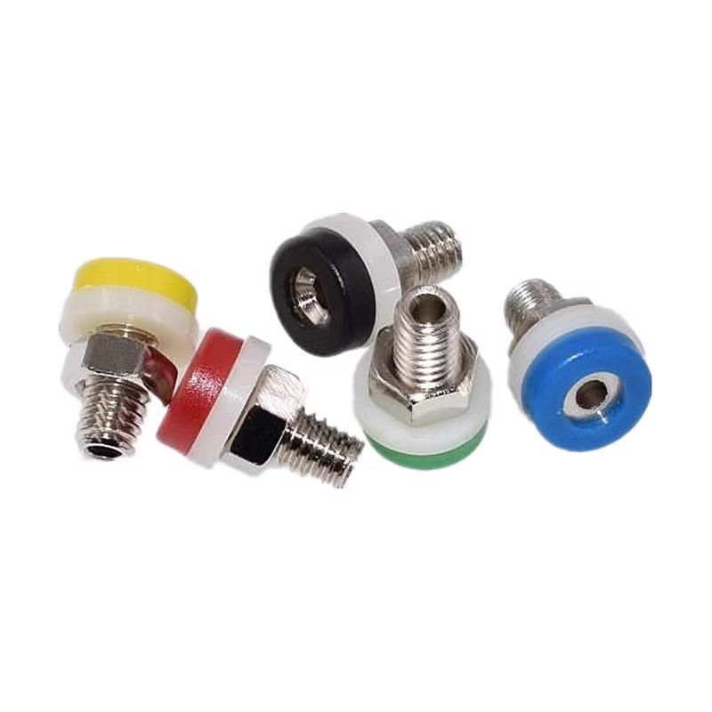 40 шт. 2 мм гнездо типа "банан" клемма-стойка гайка гнездо типа "банан" электрический разъем клемма тестовое отверстие детали для DIY