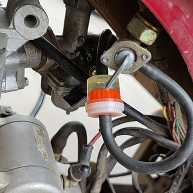 Universal Motorcycle Gasoline Gas Fuel Gasoline Oil Filter for Scooter Motorcycle Moped Scooter Dirt Bike ATV Fuel Filter Tools