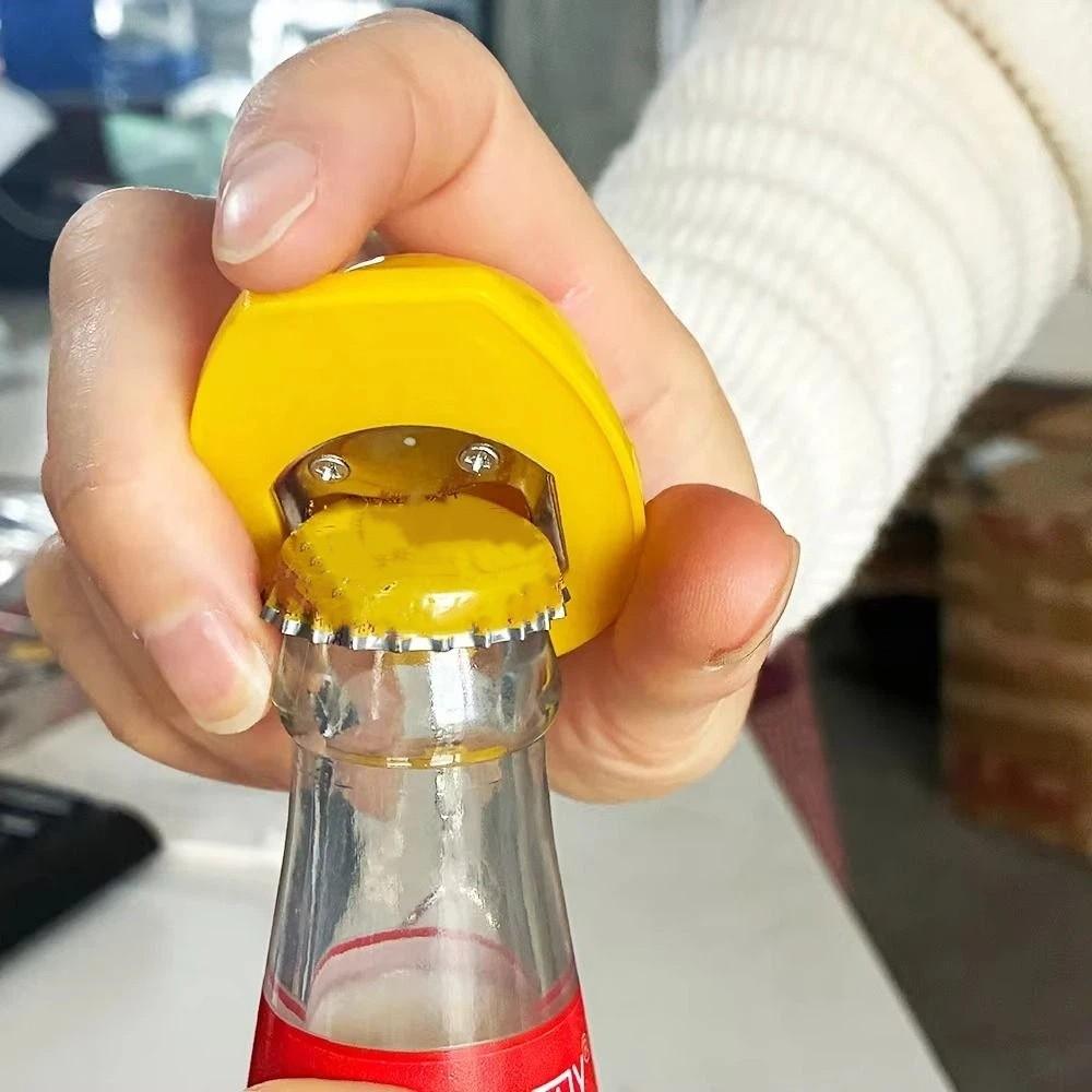 Compact Size LED Illuminated Keychains Multifunctional Bottle Opener Pendant Daily Gift Giving