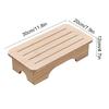 1Pc Home Office Wood Stool Toilet Low Footstool Children Living Room Bathroom Footrest Non-slip