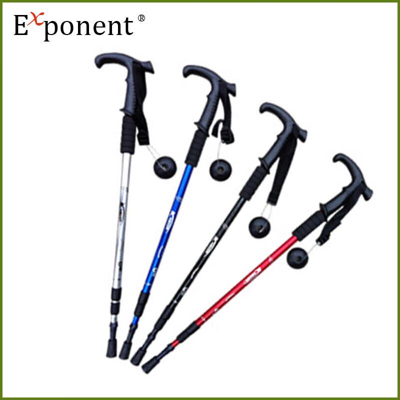 TANERDD Abuda 3-Section Aluminum T-Handle Trekking Pole