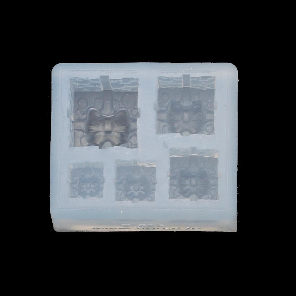 Christmas Gift Box Resin Molds Silicone Molds for Children Epoxy Resin Casting