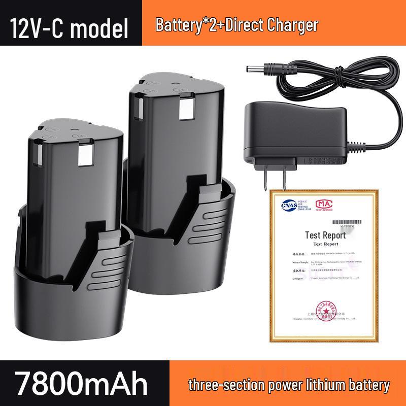 Беспроводная литиевая дрель 12В/16.8В с зарядным устройством и функцией шуруповерта