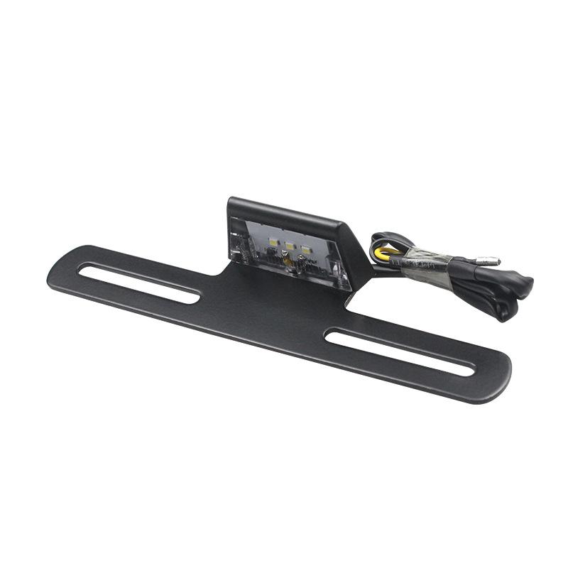 Motorcycle Modification Accessories 3Led Rear License Plate Light Tail Light With Bracket License Plate Light, License Plate Frame Light