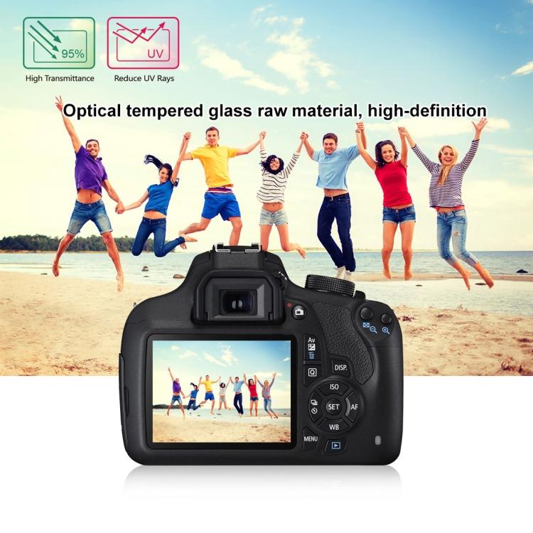 Пленка из закаленного стекла PULUZ 2.5D 9H для Canon 1200D (ПОЦЕЛУЙ Х70), Совместимо с Canon 1100D / 1300D (ПОЦЕЛУЙ Х80) / 1500D (ПОЦЕЛУЙ Х90)