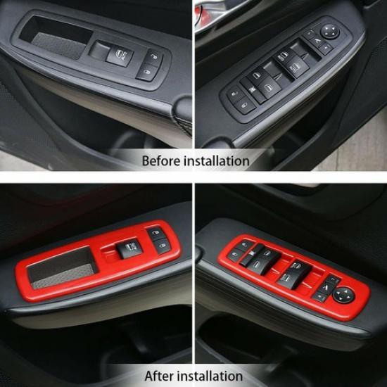 Interior Window Lift Trim Switch Button Panel Trim for Dodge Charger Durango 11+
