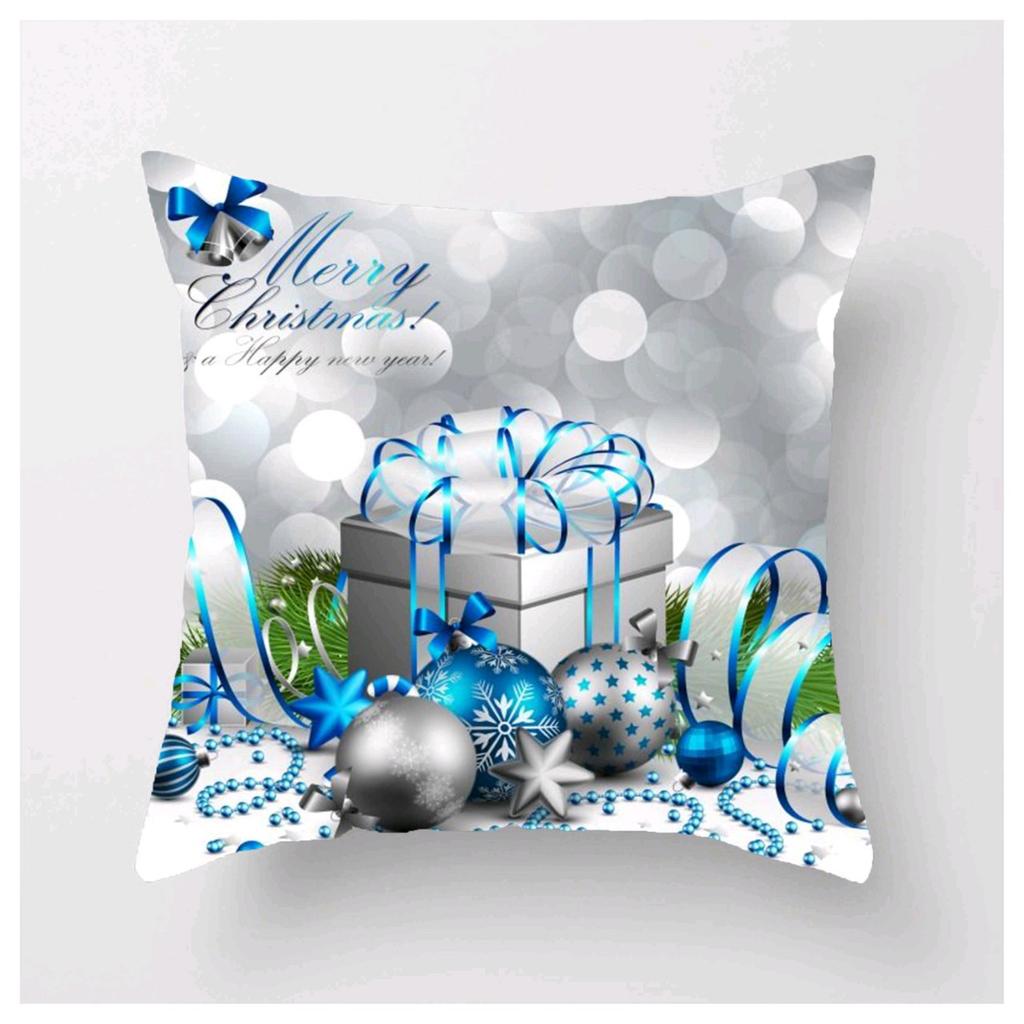 45cm Merry Christmas Cushion Cover Pillowcase Christmas Decoration Home Decor Merry New Year Christmas Decoration Pillowcase