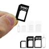 4 в 1 Адаптер-конвертер Nano SIM-карты на Micro Standard Для планшета телефона Адаптер SIM-карты Конвертировать Универсальные телефоны Для Nano Sim