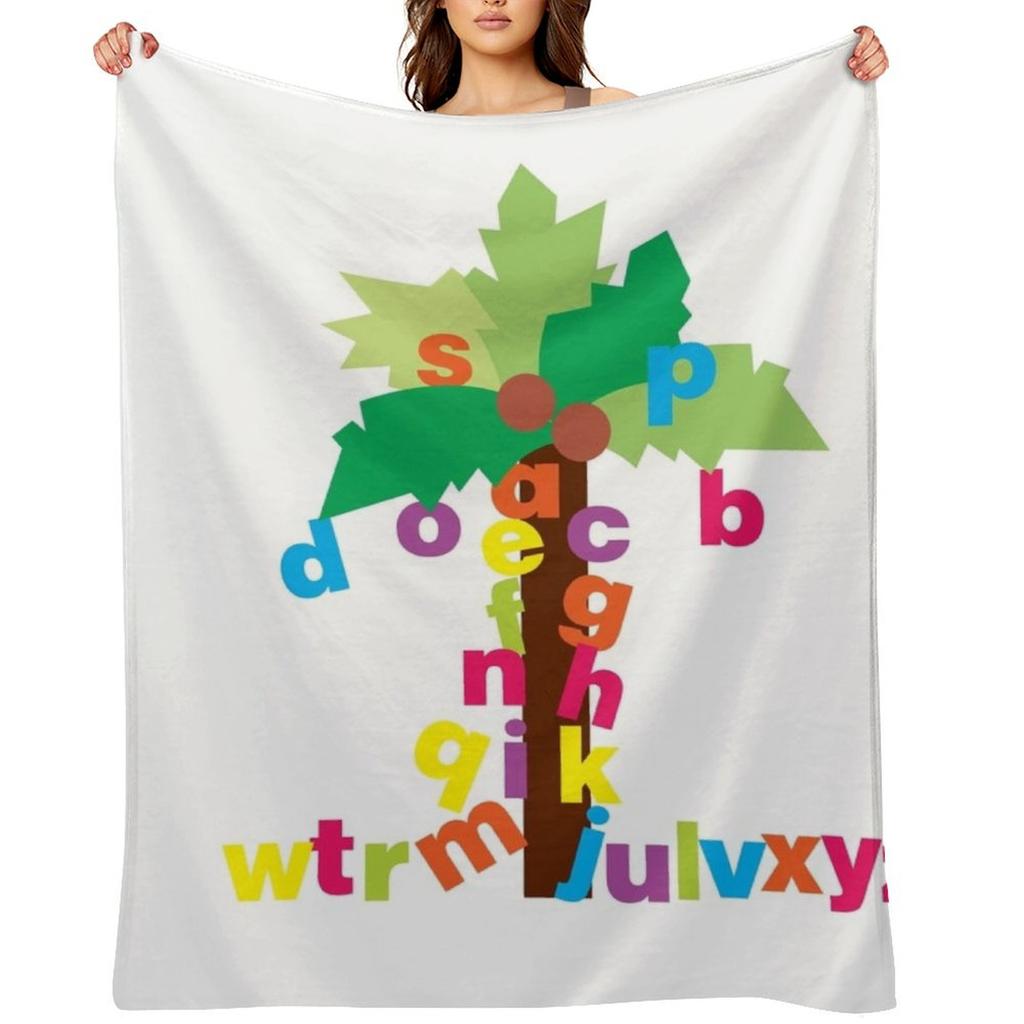 Chicka Chicka Boom Boom. Throw Blanket Fashion Sofas Luxury St Personalized Gift Tourist Blankets