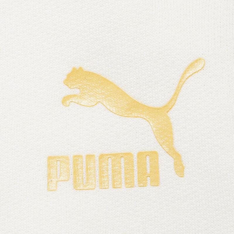 Puma Retro Color Block Drawstring Knit Joggers Men Joggers White 625823-65