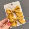 Korean Bow Hair Clips for Girls - Cute Small Hairpins & Accessories for Babies and Kids