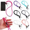 Office Supplies Mobile Phone Hanging Rope Bling Crystal Lanyard Neck Strap Clip ID Card Holder