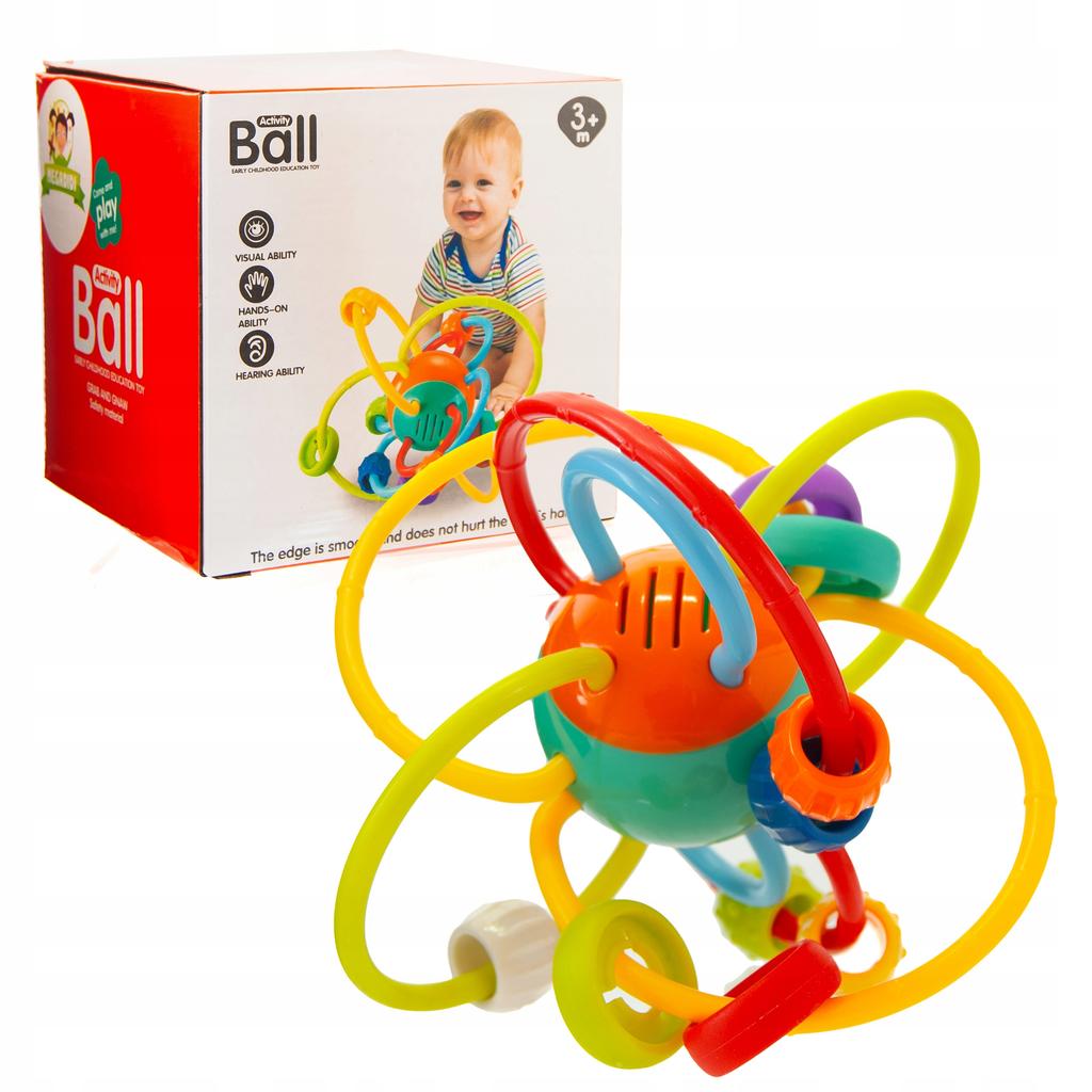 TOY for a BABY teether rattle SENSO BALL sensory