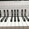 1× 122* 14* 0.2cm Practice Keyboard & Note Chart for Behind the Piano Keys