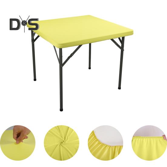 Квадратная накидка на стол 33,8 x 33,8 дюйма, эластичная скатерть, коктейльная накидка