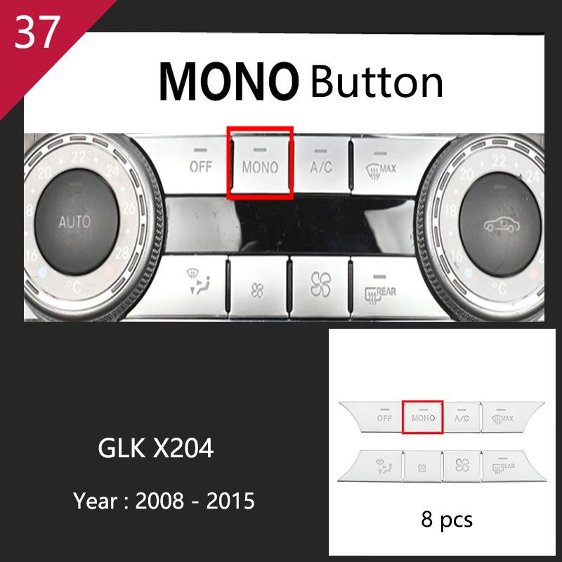 Углеродное волокно для Mercedes Benz GLK X204, внутренняя панель переключения передач, AC CD, панель, дверной подлокотник, отделка, наклейка на автомобиль