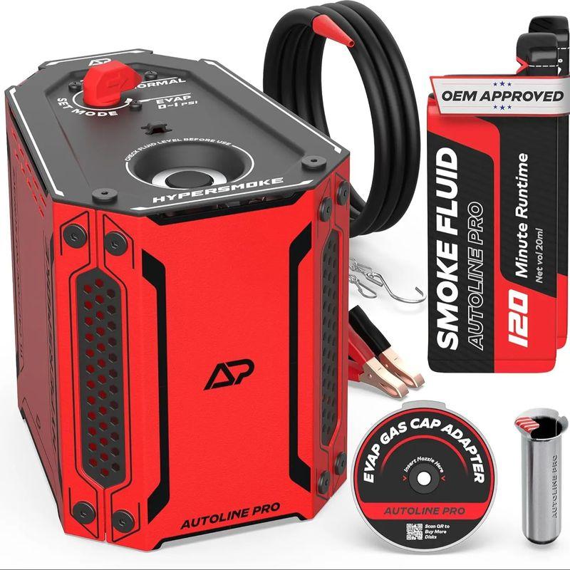 S12 AutoLine Pro HyperSmoke™ Автомобильный дымогенератор Вакуумный тестер утечек EVAP Регулируемое давление Дымовая жидкость, одобренная OEM
