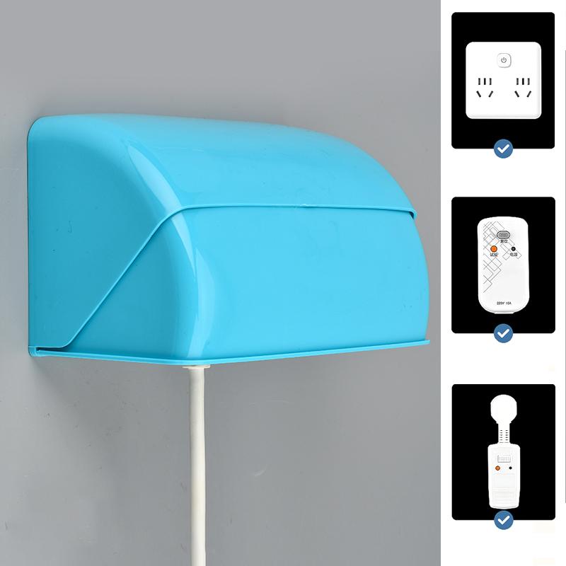 86 Тип настенной розетки Водонепроницаемая коробка Самоклеящаяся крышка для электрической вилки Ванная комната Двойной выключатель Защита розетки Брызгозащищенная коробка