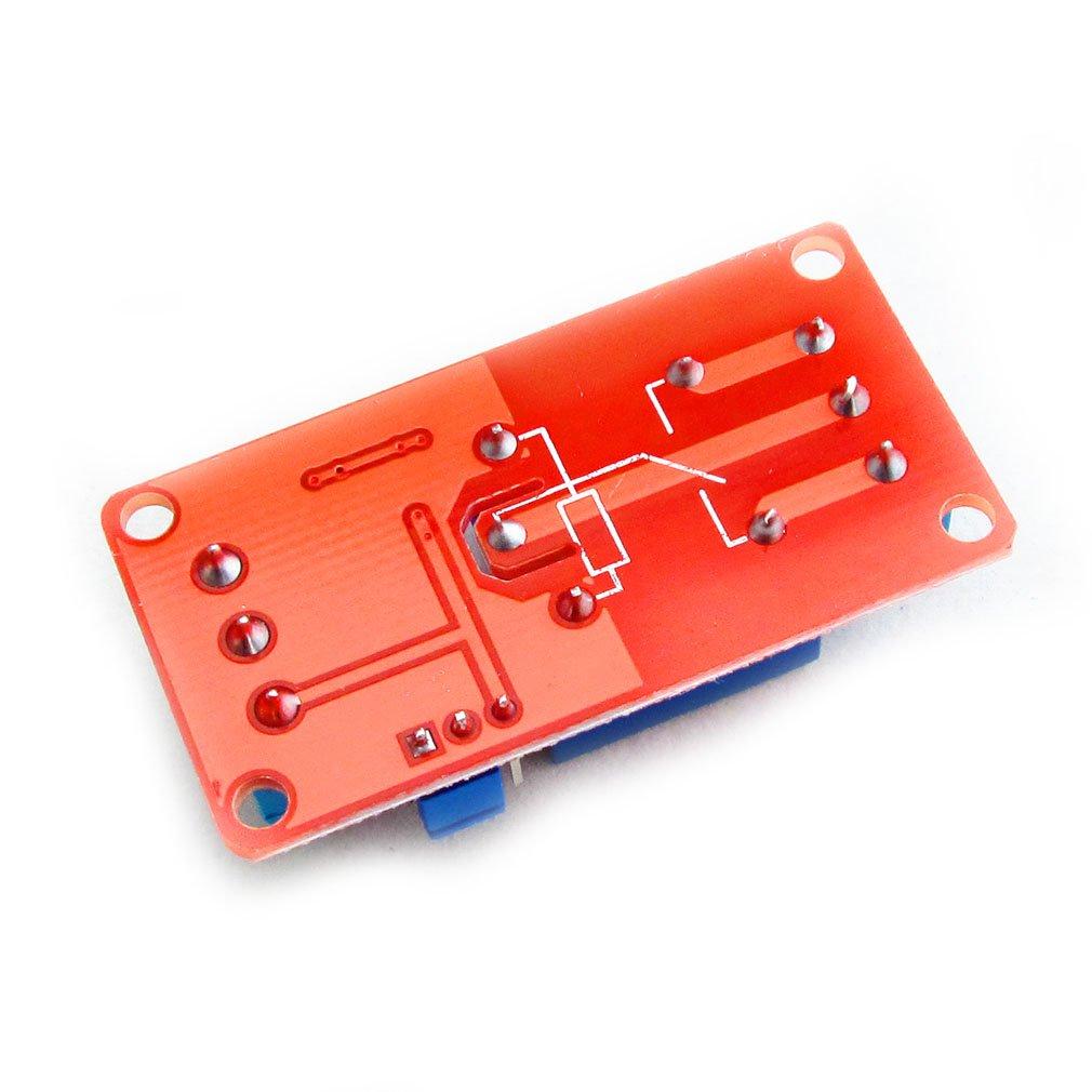 HiLetgo 12V 1 Channel Relay Module with Optocoupler Isolation Support High or Low Level Trigger
