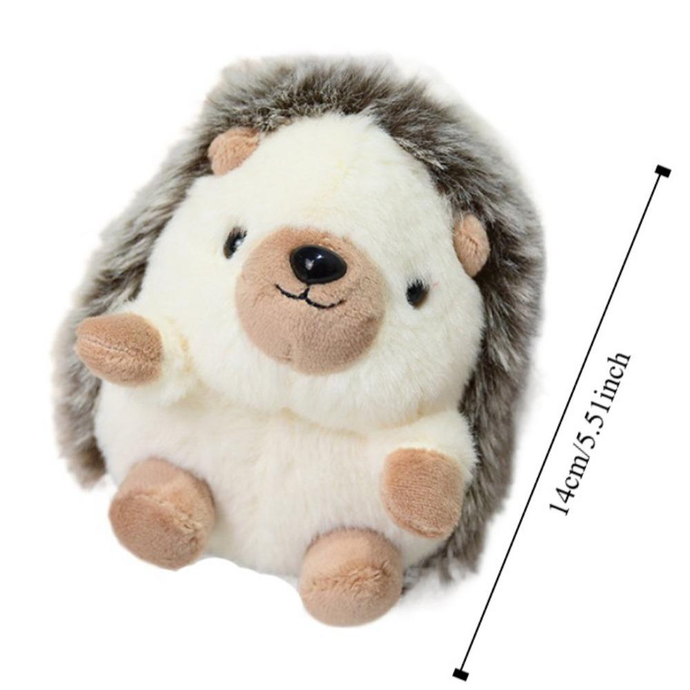 Adorable Little Hedgehog Keychain Mini Hedgehog Cute Hedgehog Plush Keyring  Car Keychain