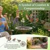 Weather Resistant Robin Garden Stake Metal Bird Plant Stake New Bird Garden Stake  Patio Decor