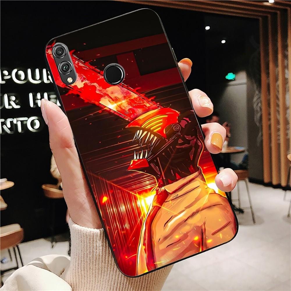 Anime C-Chainsaw-man Phone Case For Huawei Honor 10 Lite 9 20 7A 9X 30 50 60 70 Pro Plus Soft Silicone Cover