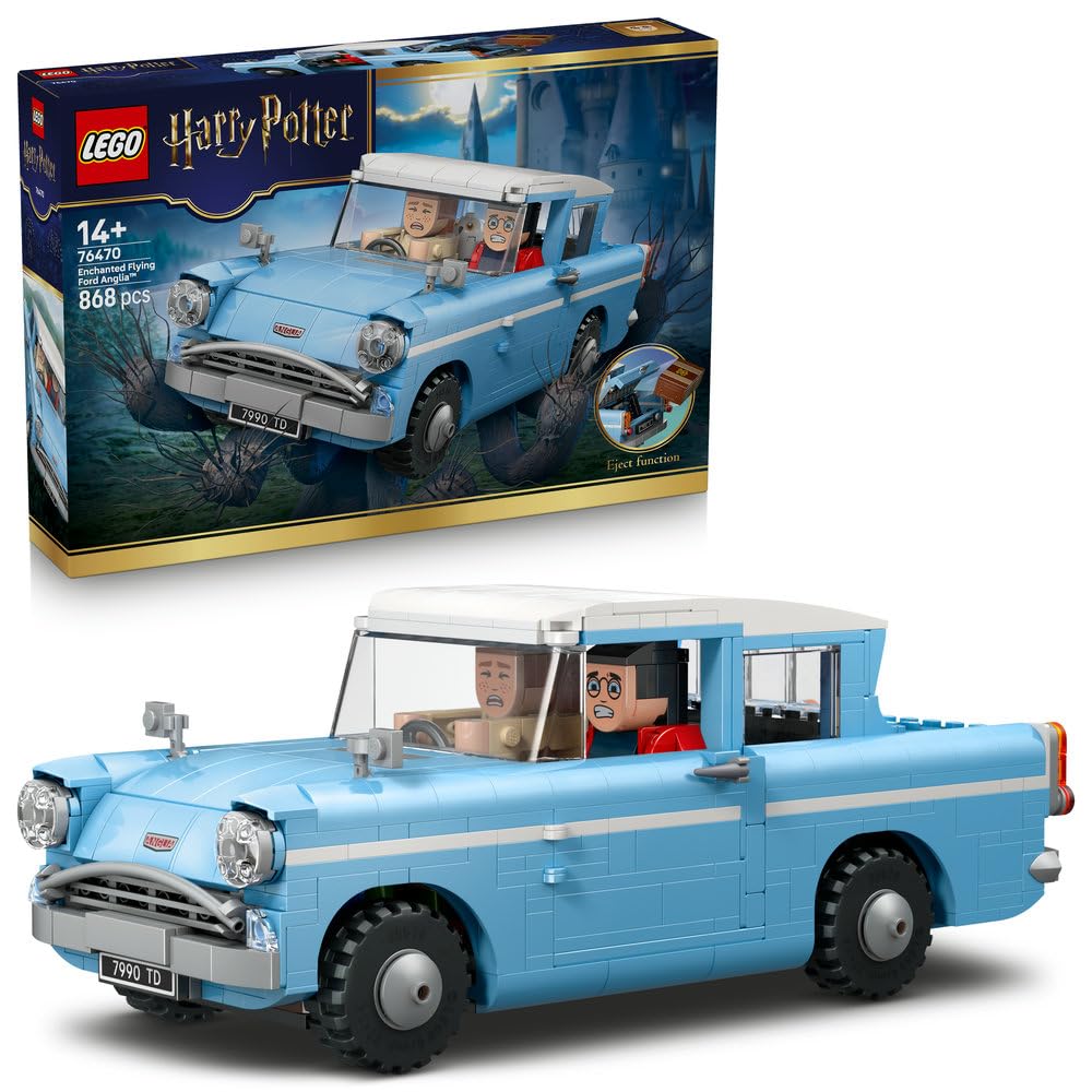 LEGO Гарри Поттер Волшебный Летающий Форд Anglia Конструктор Подарок на День Рождения Мальчики Девочки Дети 14 Лет 15 16 Школьные Товары Интерьер Стильный