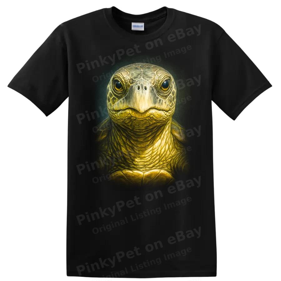 Sea Turtle T Shirt Realistic Ocean Wildlife Animal Portrait Tee
