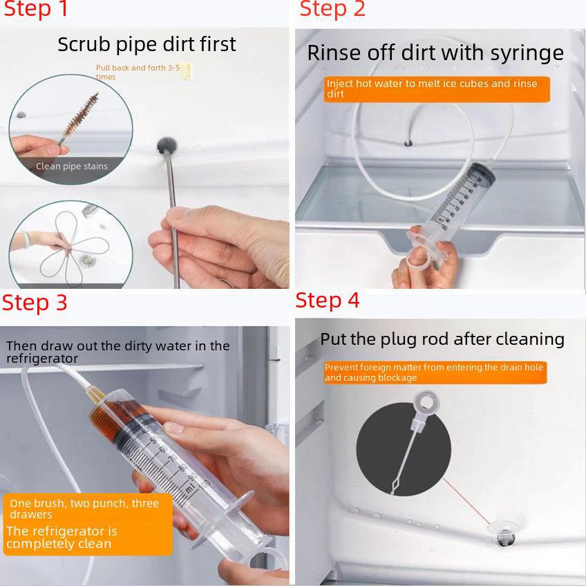 Землесос для очистки дренажных отверстий бытовых холодильников, устранения засоров и очистки водотоков.