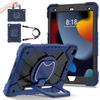 Rotating Heavy Duty Case for IPad 10.2 2019 2020 2021 7th 8th 9th Generation Armor Stand Cover with Handle Grip Shoulder Strap