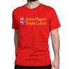 Футболки для отдыха Jps John Player Special Team Lotus, унисекс WoUnisex, футболка из чистого хлопка, футболки с короткими рукавами, подарок на день рождения, одежда унисекс