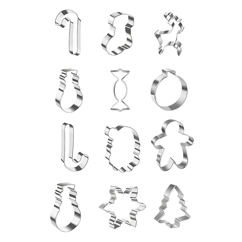 6 шт. Рождественские формочки для печенья, форма для пряничного рождественского дерева, инструмент для украшения рождественского торта, подарок на Рождество, сделай сам, форма для выпечки печенья