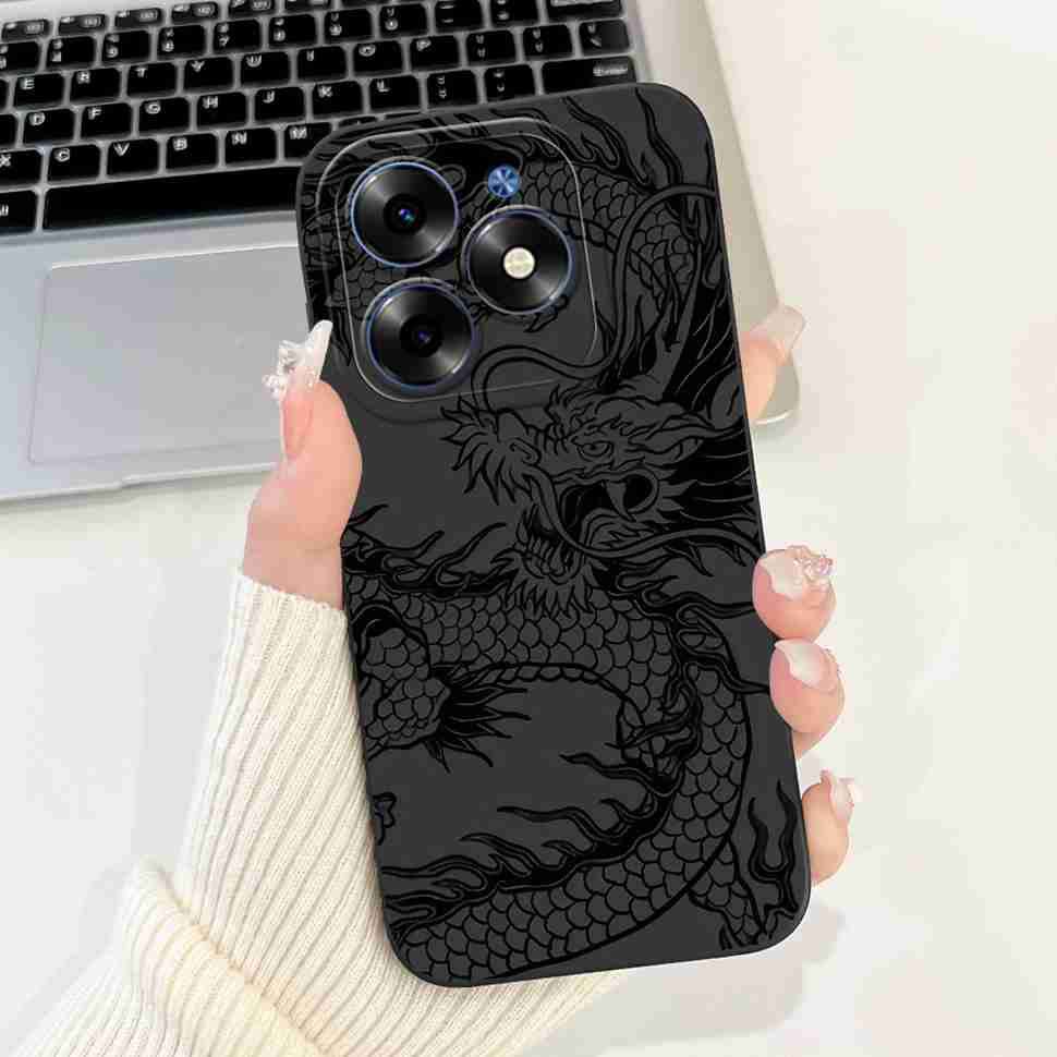 Silicone Casing For Tecno Spark Go 2024 BG6 Cases Soft Shell New Fashion Animal Phone Cover For Tecno SparkGo 2024 Bumper