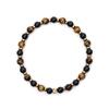 [Jbans Classic] Black Onyx Yellow Tiger Mixed Stone Bracelet (C2201-Ac858_Bk)