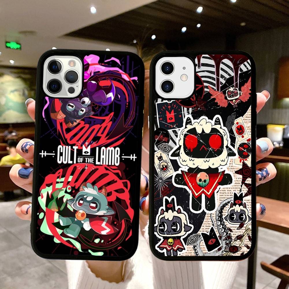 Game C-Cult Of The Lamb PC+TPU Phone Case For IPhone 17 16 15 14 PRO MAX 11 12 13 PLUS MINI Cover
