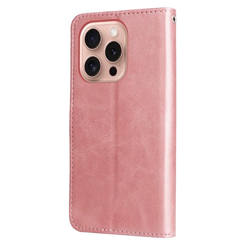 Чехол-подставка для iPhone 16 Pro Max с тиснением «Счастливый олень», магнитная застежка, кожаный кошелек-обложка для телефона