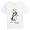 Polo Футболка с принтом Polo Bear, с круглым вырезом, с коротким рукавом, стандартный крой, детские топы 323961229-001