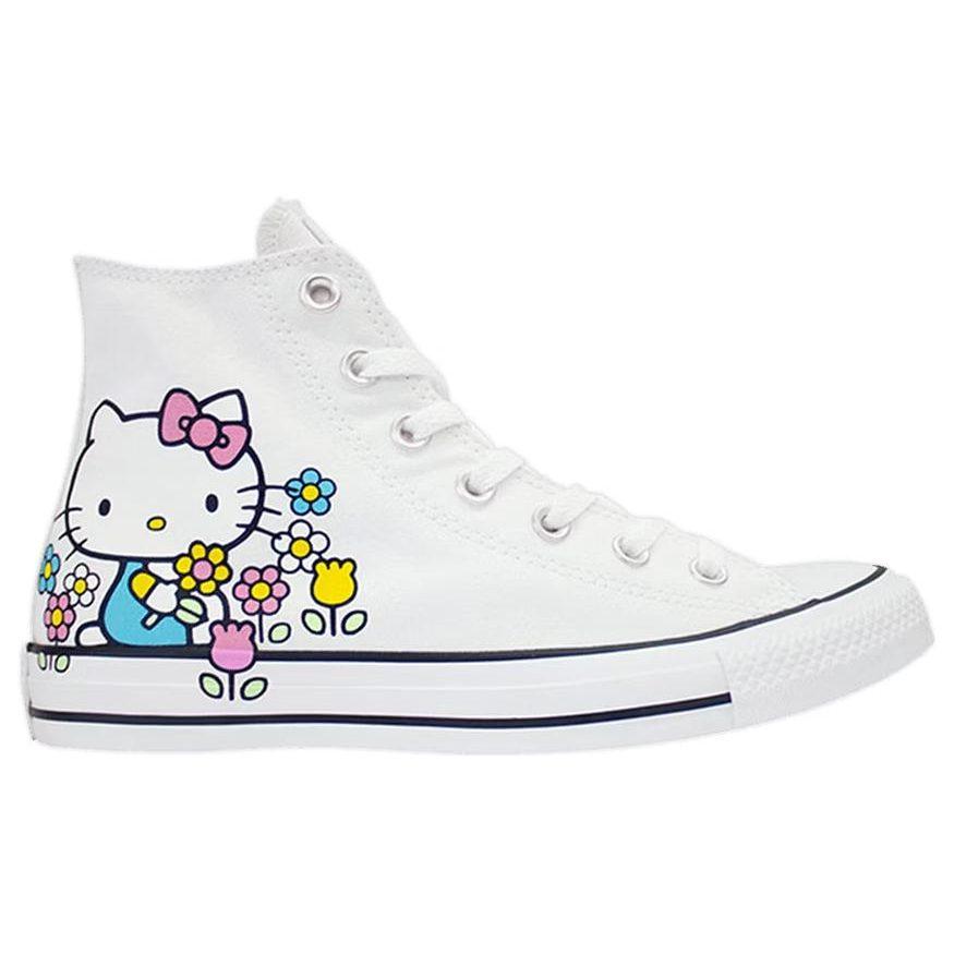Кеды Chuck Taylor All Star Hello Kitty x Chuck Taylor All Star Converse High 'Цветы' Женские 164629C