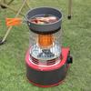 Outdoor Heater Burner Portable Winter Camping Gas Stove Handle Adjustable Flame Heating Oven Burner Survival Cooking Tent Warm