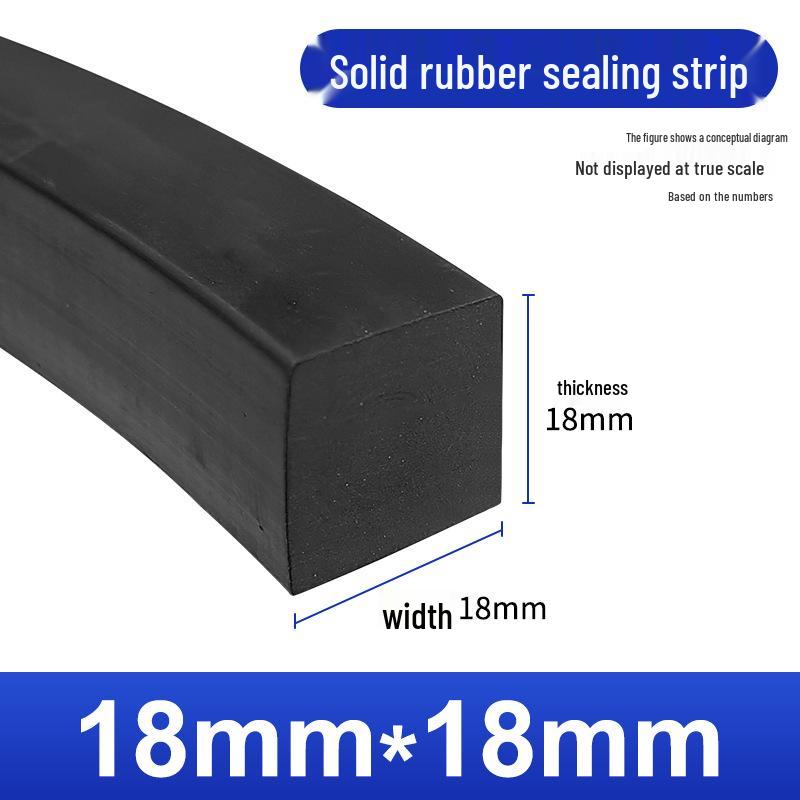 Nitrile Rubber Strip: Oil & Pressure-Resistant Shock Absorbing Glass Pad for Sealing & Joint Support