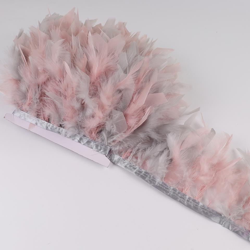 Marabou Feathers Trim 10yards 10-15cm Fringe Ribbon for Wedding Party Clothing Dress Decoration Accessories Sewing Plumes
