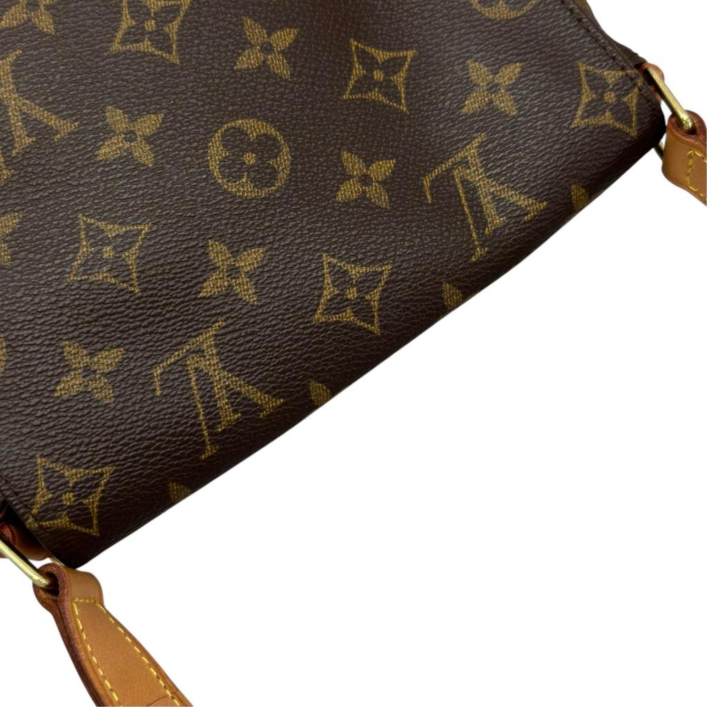 LOUIS VUITTON Mudget Salsa M51258 Shoulder Bag Brown Women used