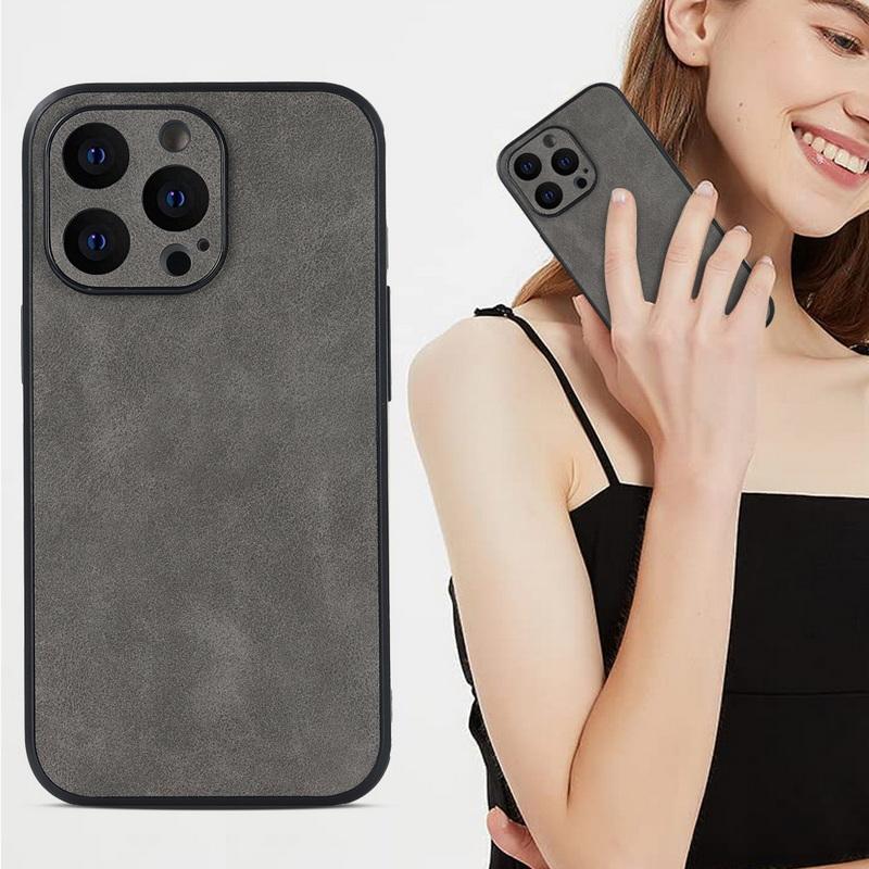 Роскошный Цветной Мех ТПУ Сплошная Кожа Для Iphone 15 14 13 12 11 Pro Max 16 Pro Max Ударопрочный Чехол с Защитой Камеры