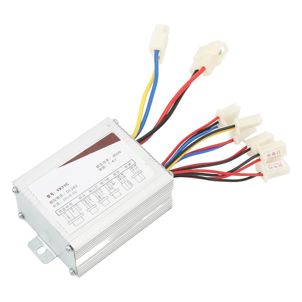 Brushless Controller Kit Aluminum Alloy Rubber Controller Grip Set for Electric Bikes Motorcycles 36V 48V 350W