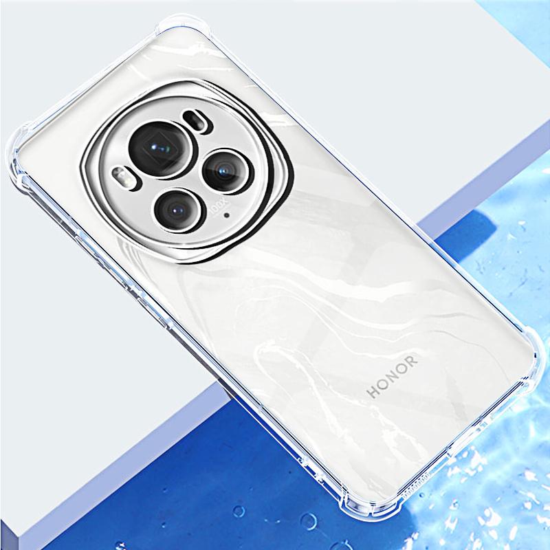 Прозрачный чехол для телефона для Honor Magic6 Pro 5 6 Lite Задняя крышка для Huawei Honor Magic 6 5 Pro Защитная камера Clera Shell