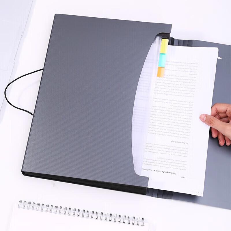 Deli A4 13-Pocket Expanding File Folder with Buckle