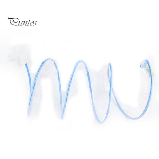 Мягкая интерактивная игрушка с перьями, складной туннель для котенка, туннель для котенка, трубка для кошек, игрушка для домашних животных