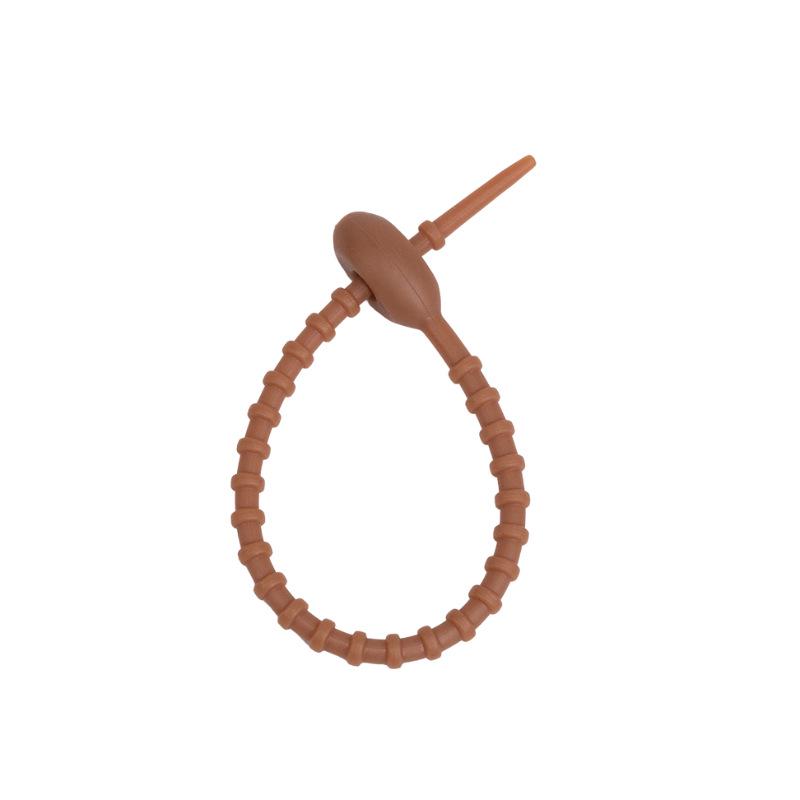 Цветная силиконовая стяжка-головастик: Сделай сам брелок, Модная игрушка, Ремешок для сумки и Намотка для шнурка