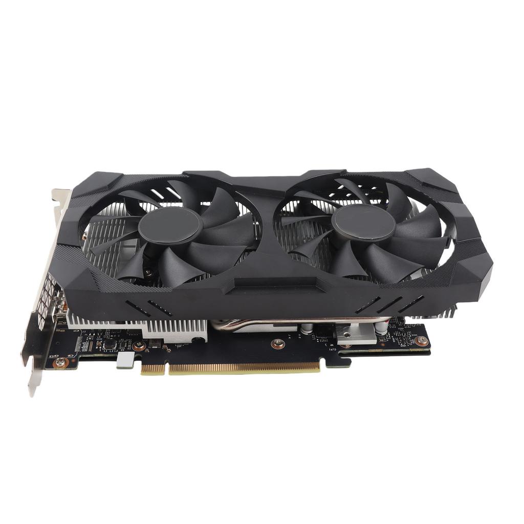 Игровая видеокарта 6 ГБ GDDR6 192-битная с двумя вентиляторами, поддержка 1080p 2K AAA игр