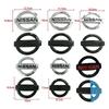 CGRQTB1 ABS Car Front Grille Tail Logo Emblem Rear Sticker Badge Nissan 350Z Qashqai Sylphy X-Trail 370Z Altima Juke Kicks Micra NV200